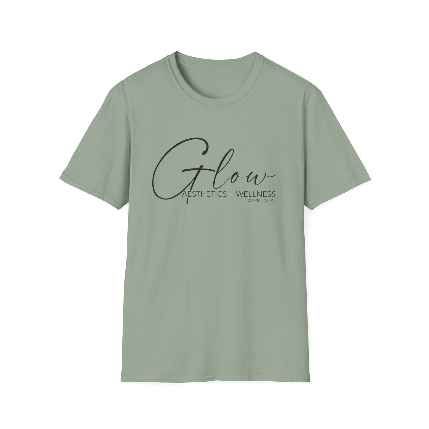 Glow Logo FRONT T-Shirt | Gildan Soft-Style