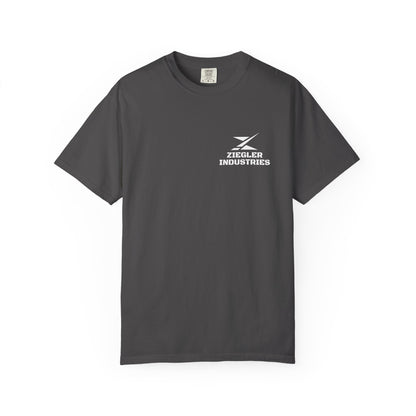 Ziegler Industries White Logo T-Shirt | Comfort Colors