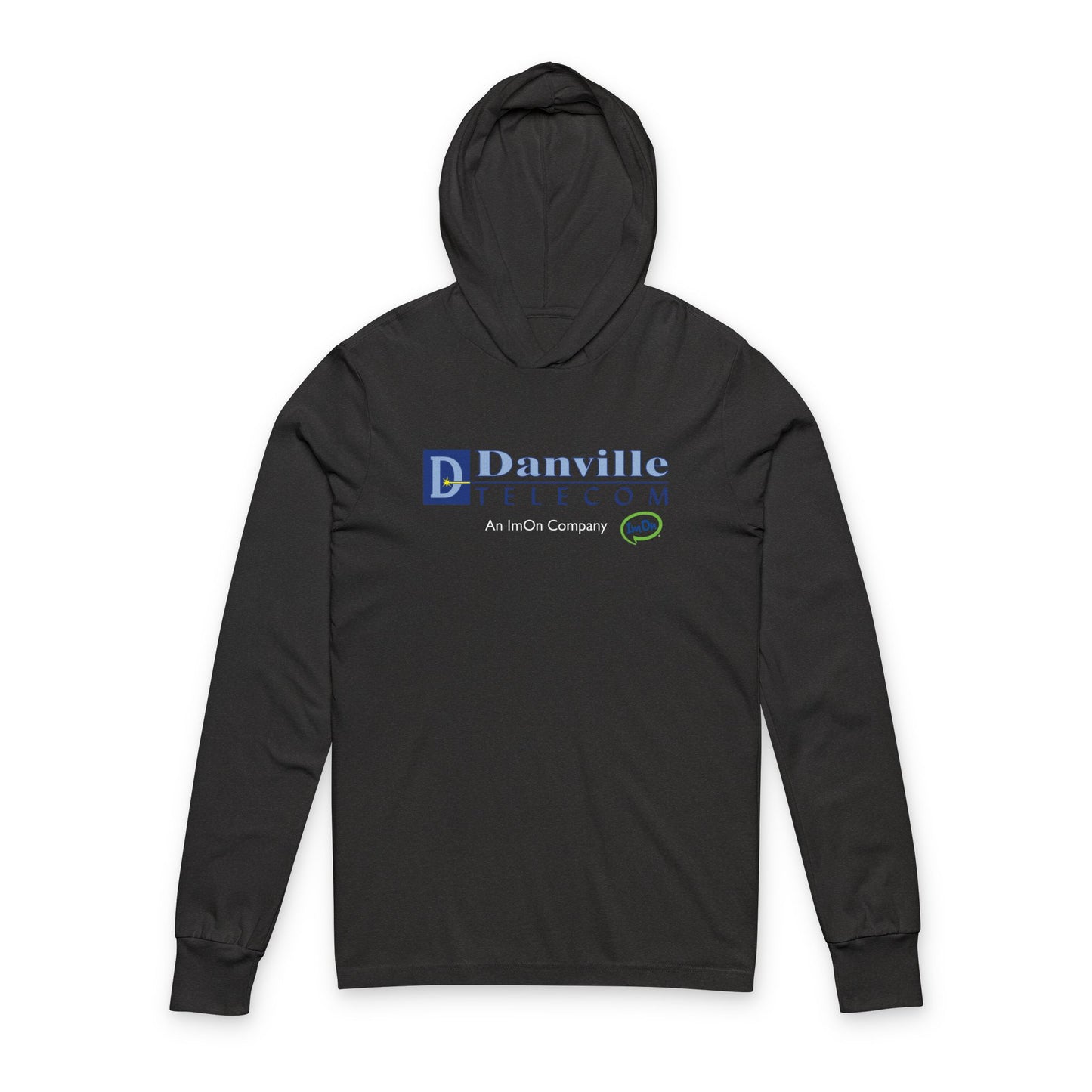 Danville Telecom ImOn Company Hooded Long-Sleeve Tee | Bella Canvas