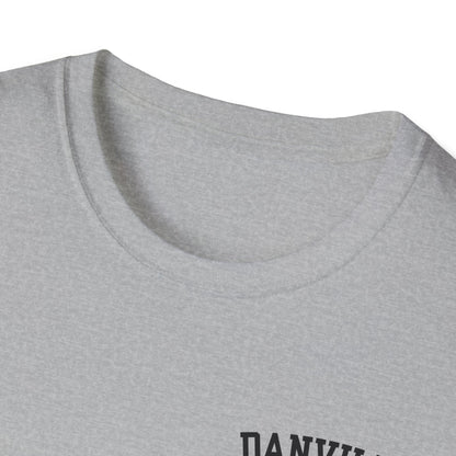 Danville Bears Stripe Pocket Logo T-Shirt | Gildan Softstyle