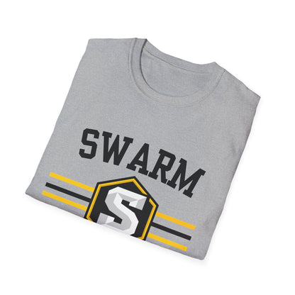 Swarm "stripe" ADULT Baseball T-Shirt | Gildan Softstyle