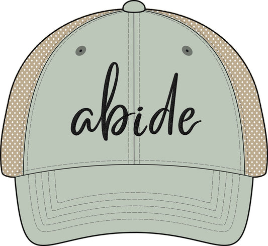Abide Embroidered Women's  Cap