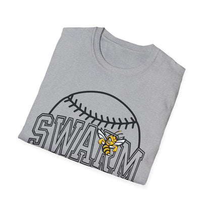 Swarm "⚾️" ADULT Baseball T-Shirt | Gildan Softstyle