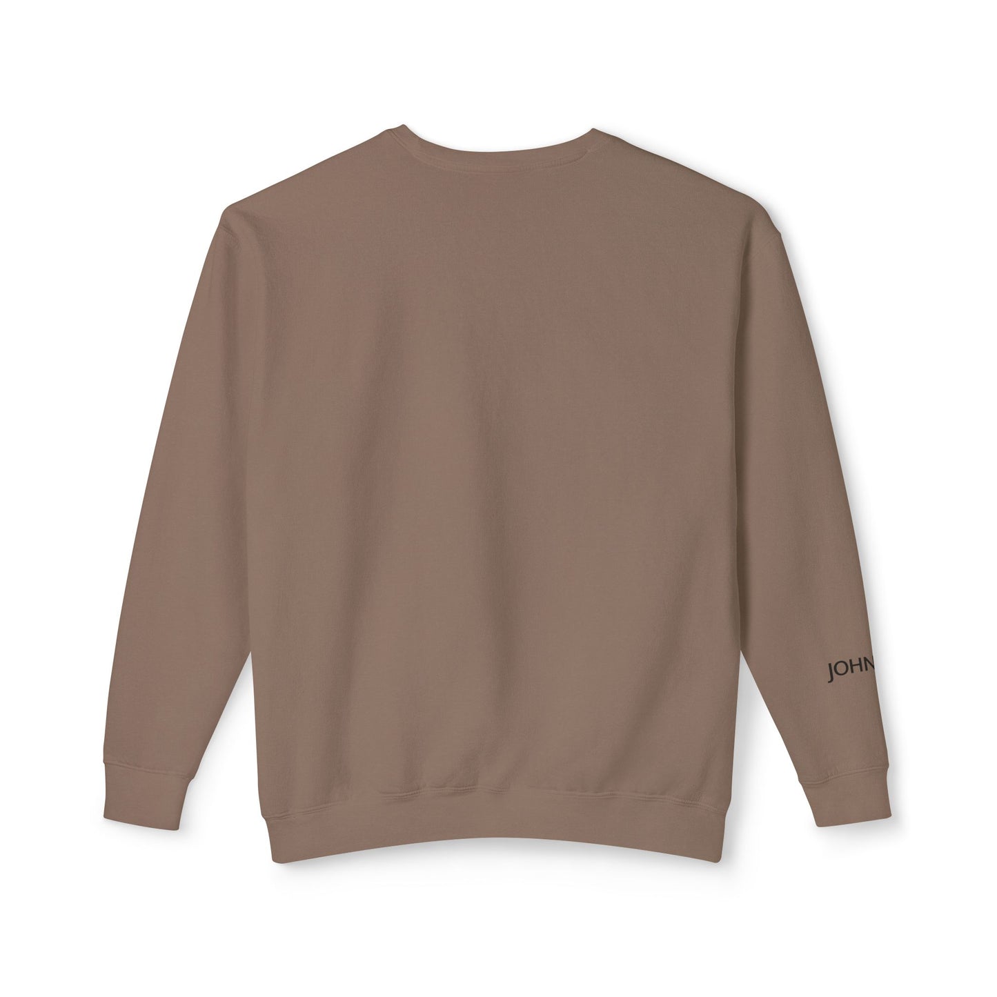 Abiding Acres Adult Crewneck | Printed JOHN 15:4 Sleeve | Comfort Colors