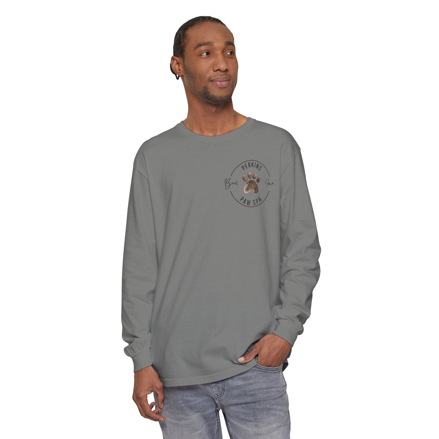 Perkins Paw Spa Long Sleeve Front/Back (2)
