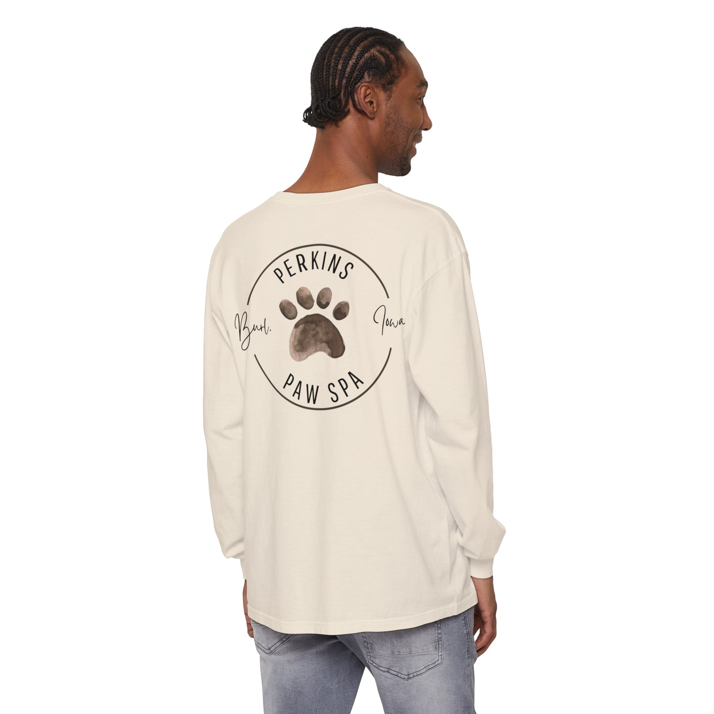 Perkins Paw Spa Long Sleeve Front/Back (2)