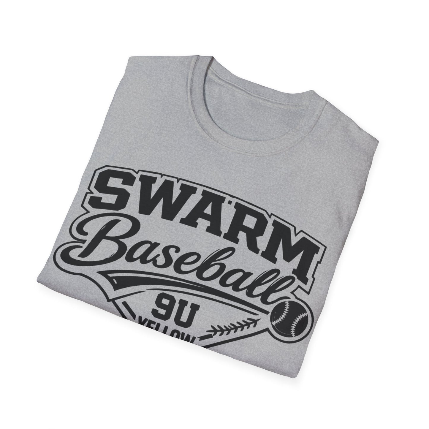 Swarm 9U "1" ADULT Baseball T-Shirt | Gildan Softstyle