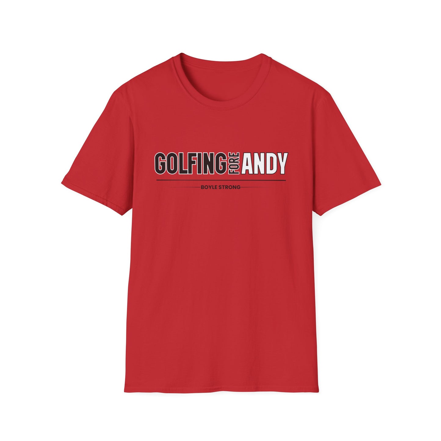 Golfing Fore Andy ADULT Tee | Gildan Softstyle