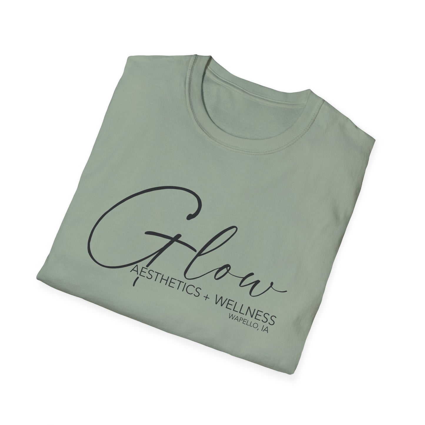 Glow Logo FRONT T-Shirt | Gildan Soft-Style