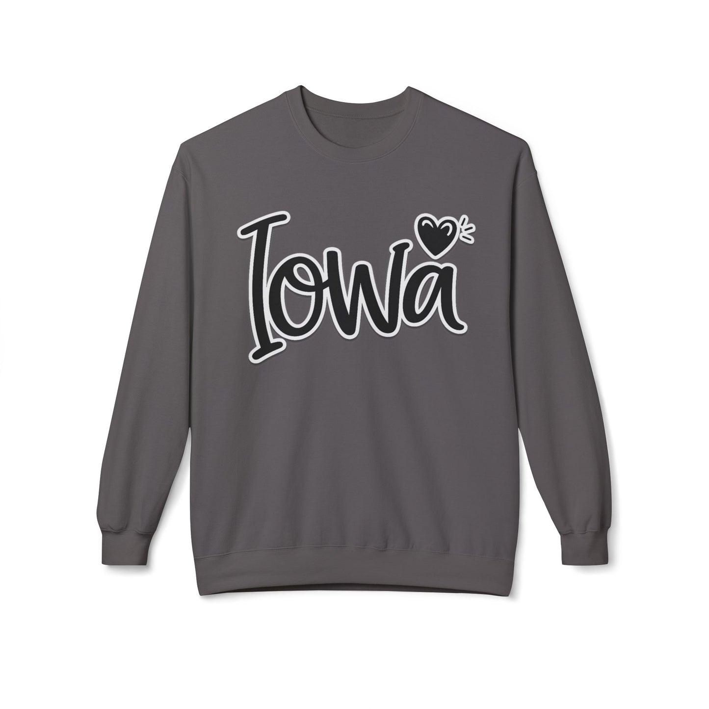 Iowa Heart Softstyle Crewneck | GILDAN