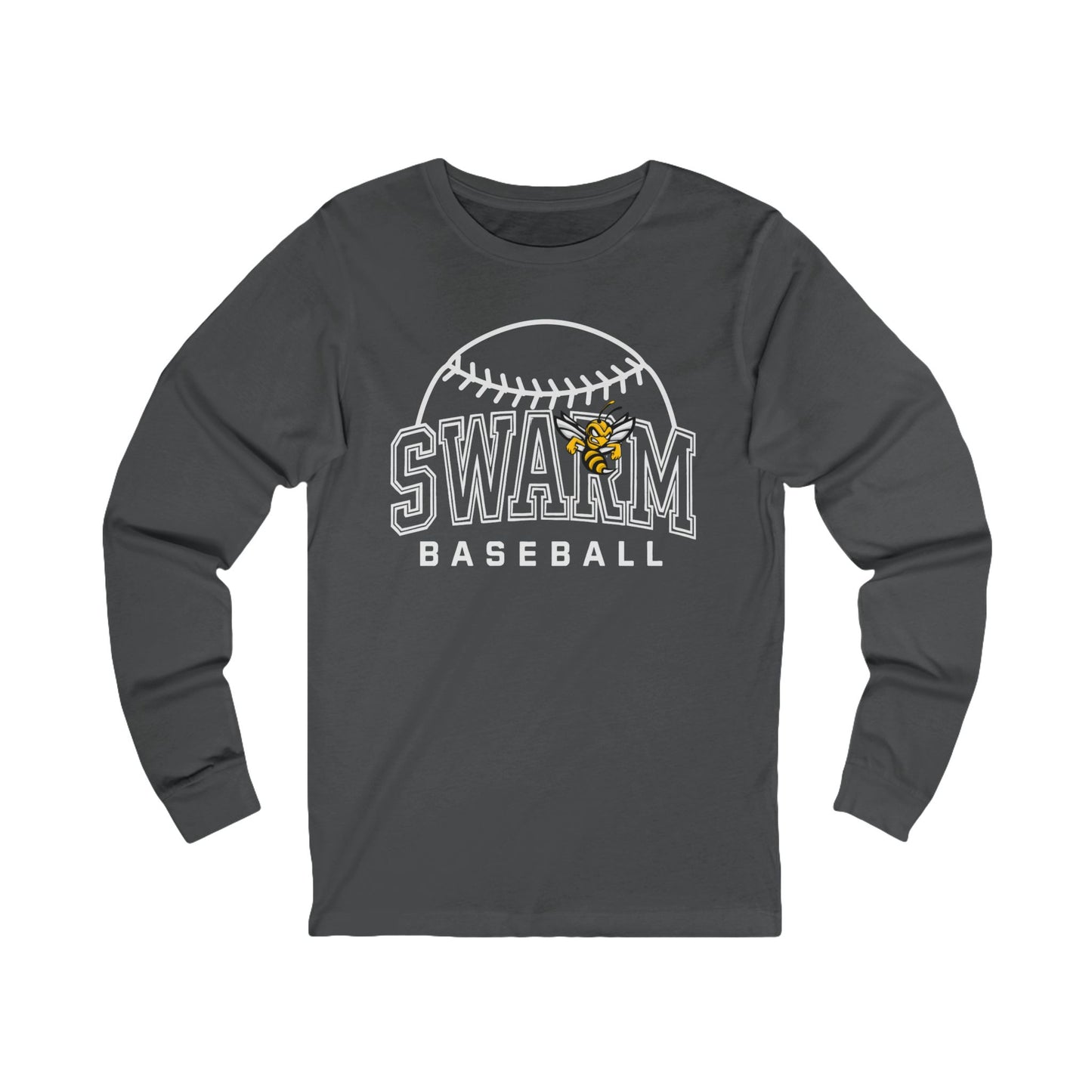 Swarm "⚾️" ADULT Baseball Long Sleeve | Bella Canvas