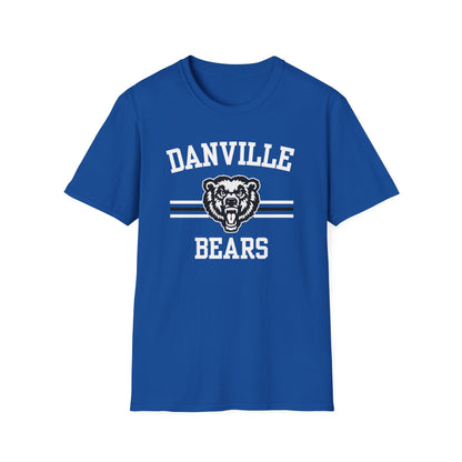 Danville Bears | Bears Stripe | Adult T-Shirt | Gildan Softstyle | IN STOCK