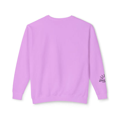 Brighter Balance Unisex Lightweight Crewneck| Sleeve Design | Comfort Colors