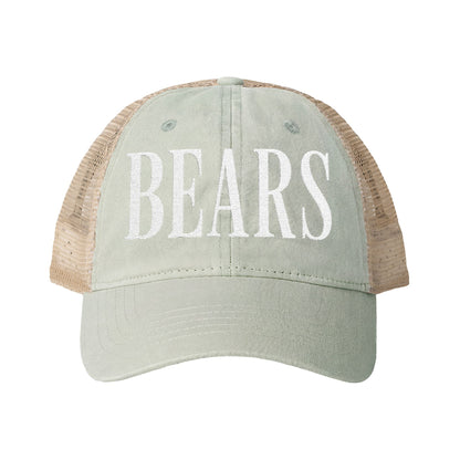 BEARS Washed Mesh-Back Cap