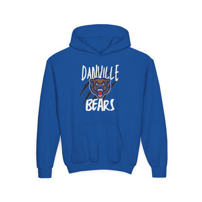 Danville Bears | Bear Claw | Youth Hoodie| Gildan