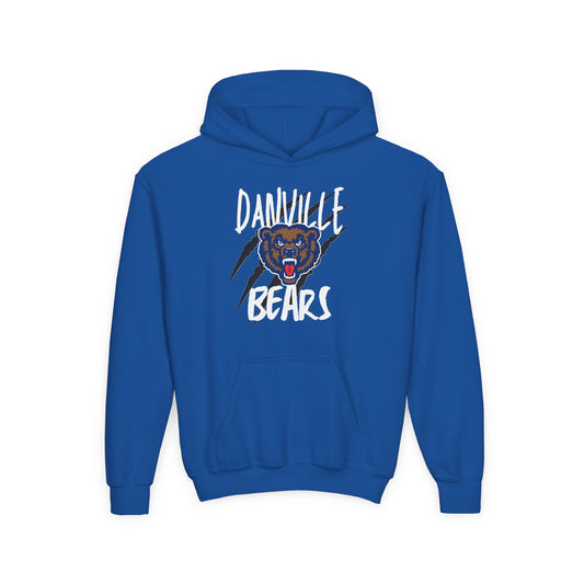 Danville Bears | Bear Claw | Youth Hoodie| Gildan