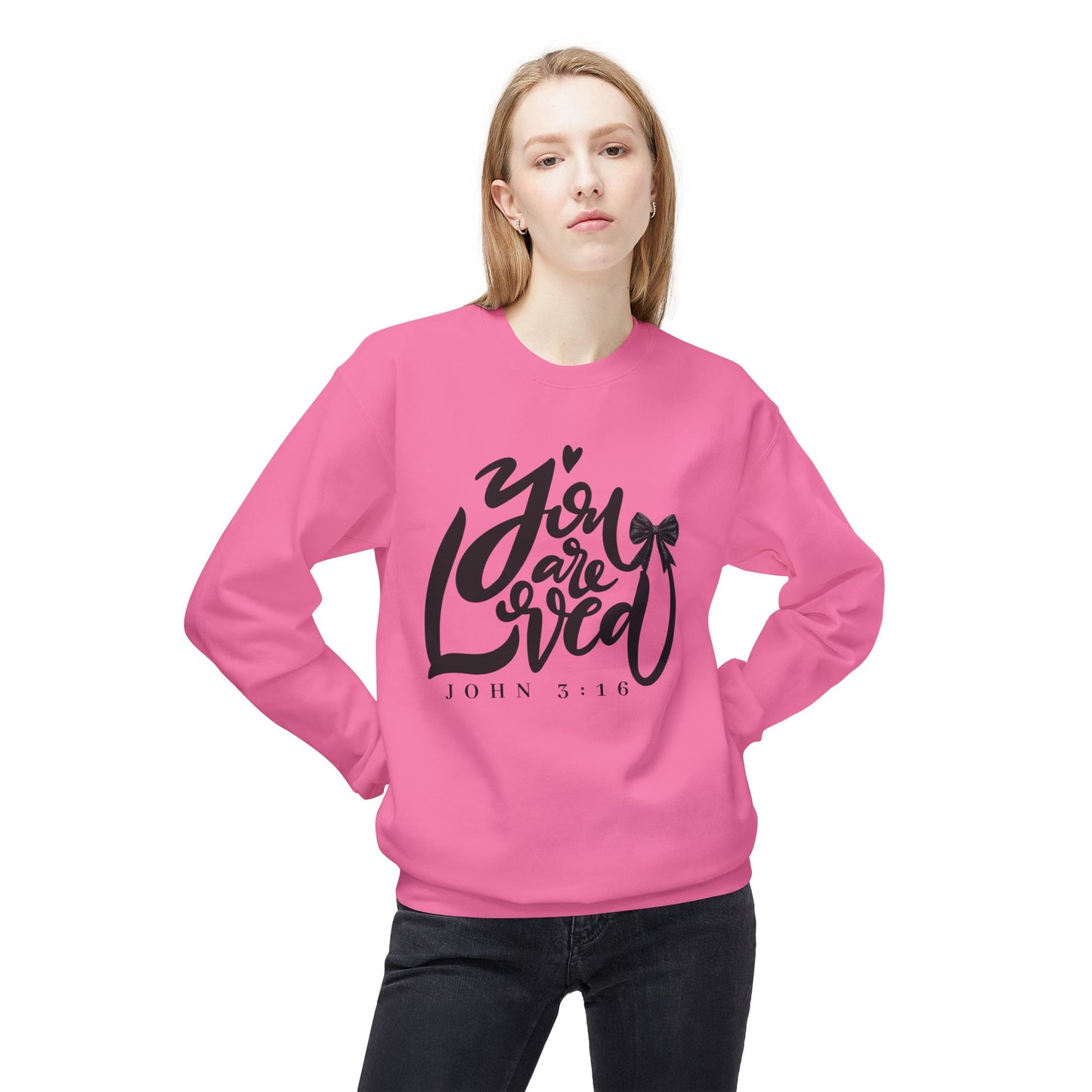 John 3:16 Valentine Crewneck Sweatshirt