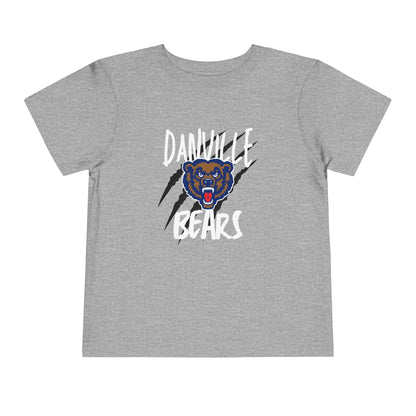 Danville Bears | Bear Claw | Toddler Tee | Bella Canvas