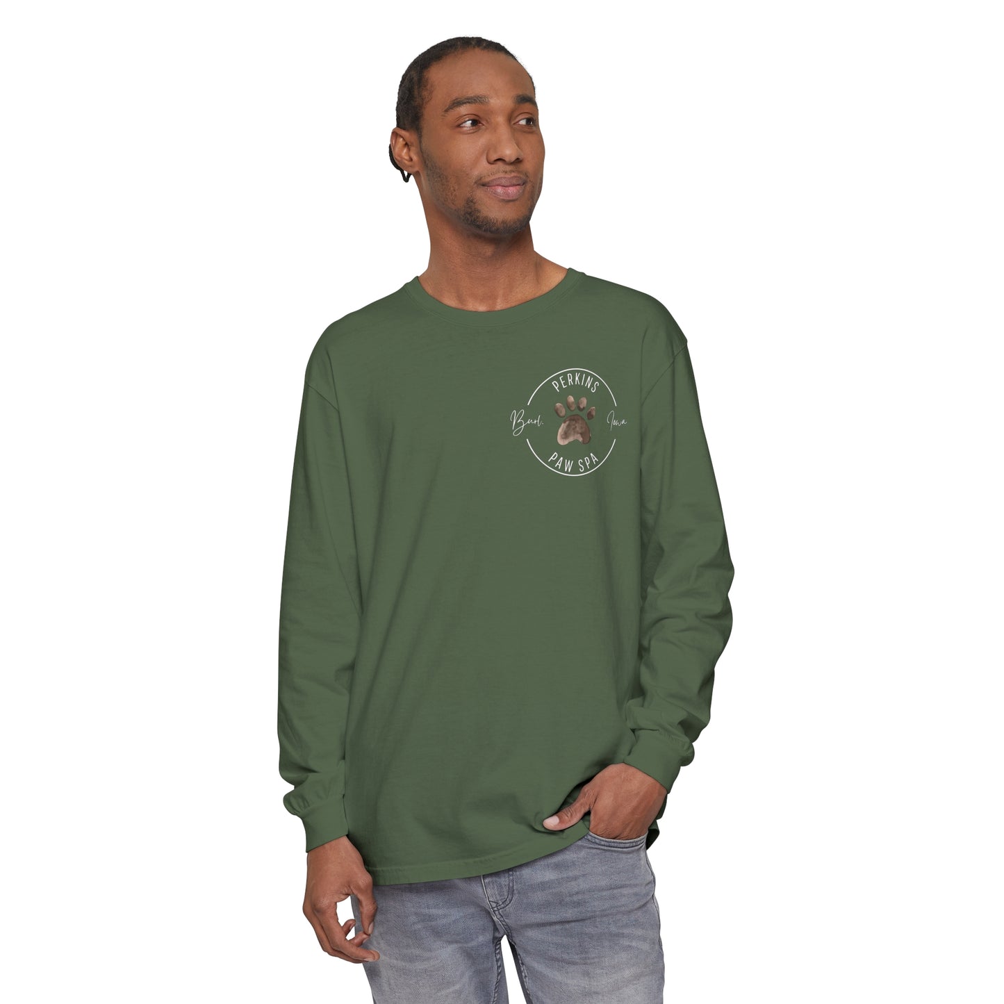 Perkins Paw Spa Long Sleeve Front/Back (2)