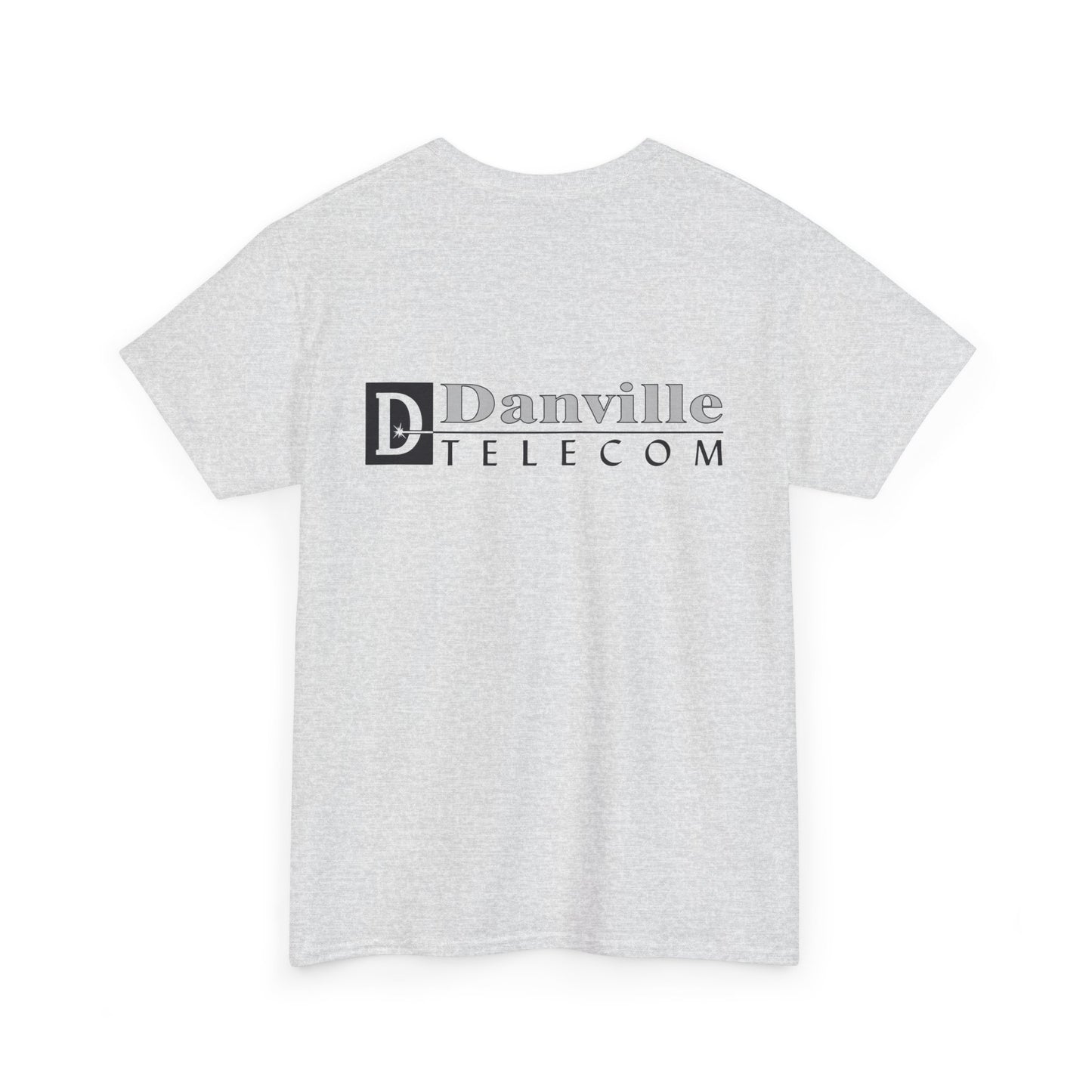 Danville Telecom Gildan Tee: Black Logo