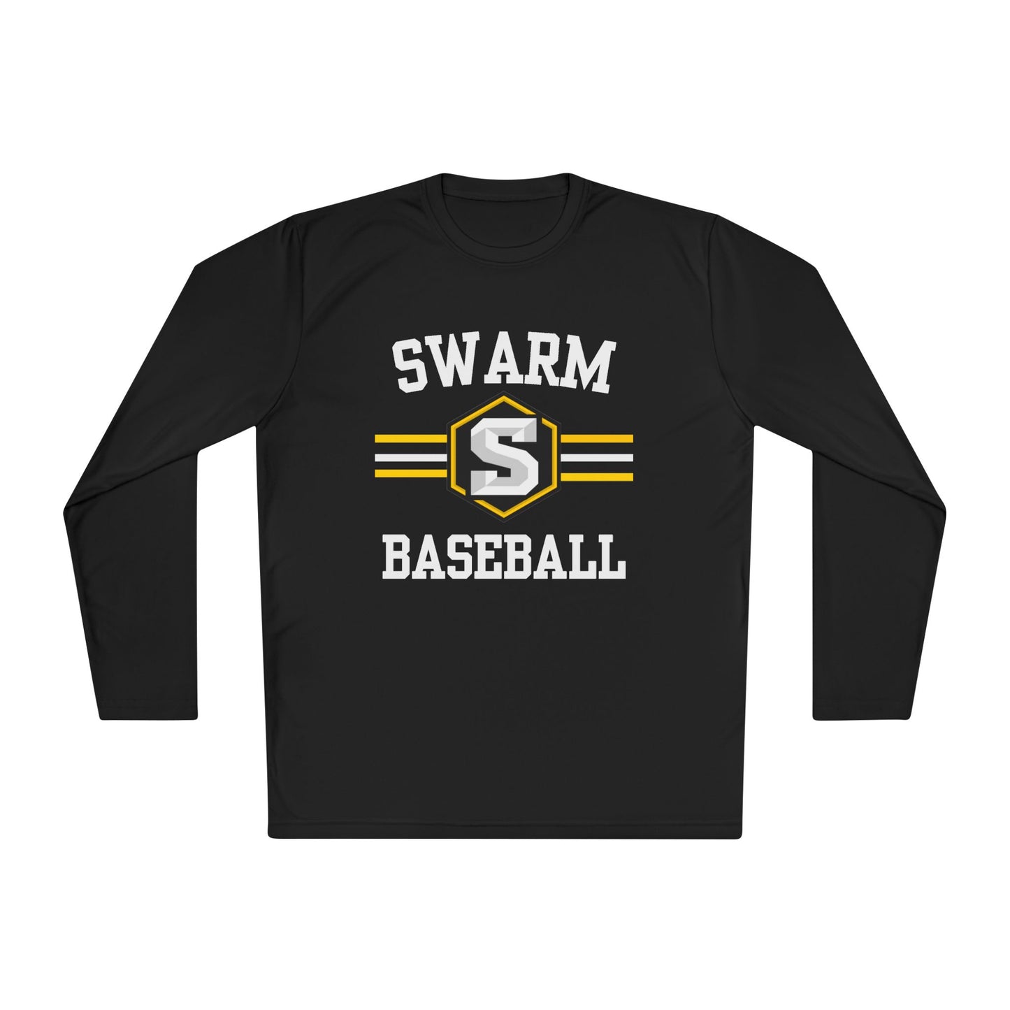 Swarm "stripe" ADULT Baseball Long Sleeve | Sportstek