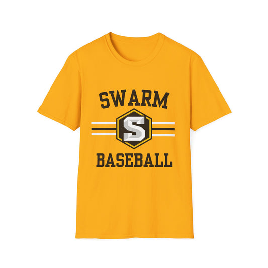 Swarm "stripe" ADULT Baseball T-Shirt | Gildan Softstyle