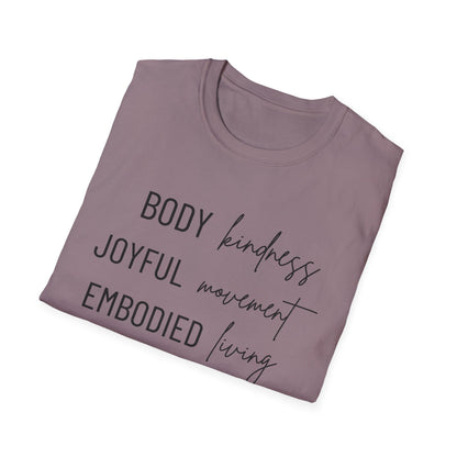 KML Kindness, Movement, Living T-Shirt | Gildan Softstyle