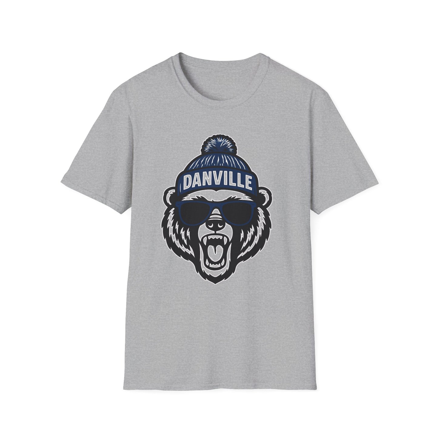 Danville Bear with Shades T-Shirt | Gildan Softstyle
