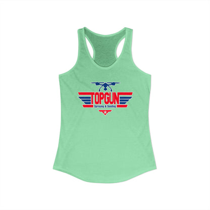 Top Gun S&S Women's Racerback Tank | Next Level