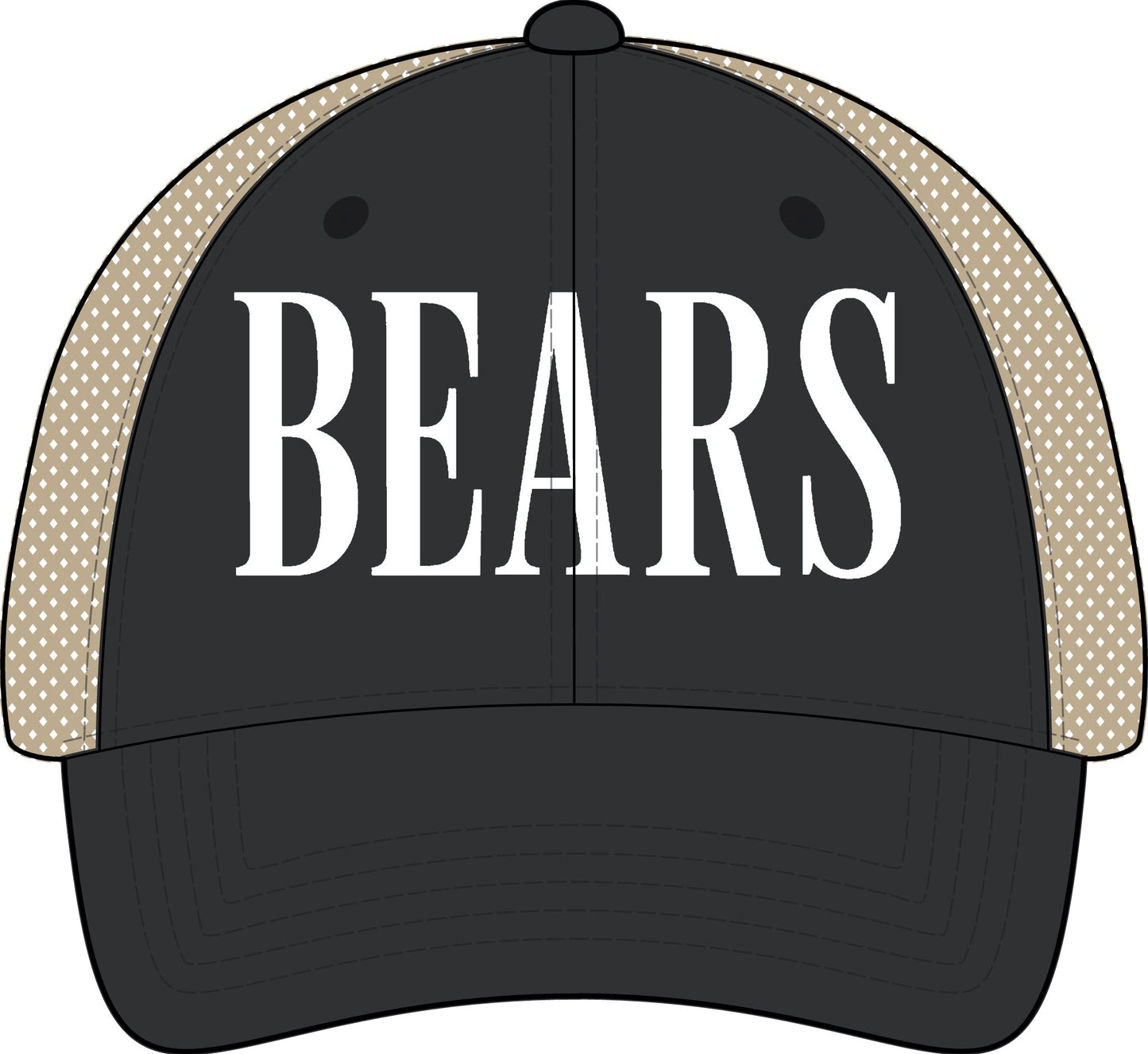 BEARS Washed Mesh-Back Cap | IN STOCK