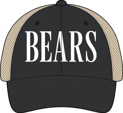 BEARS Washed Mesh-Back Cap | IN STOCK
