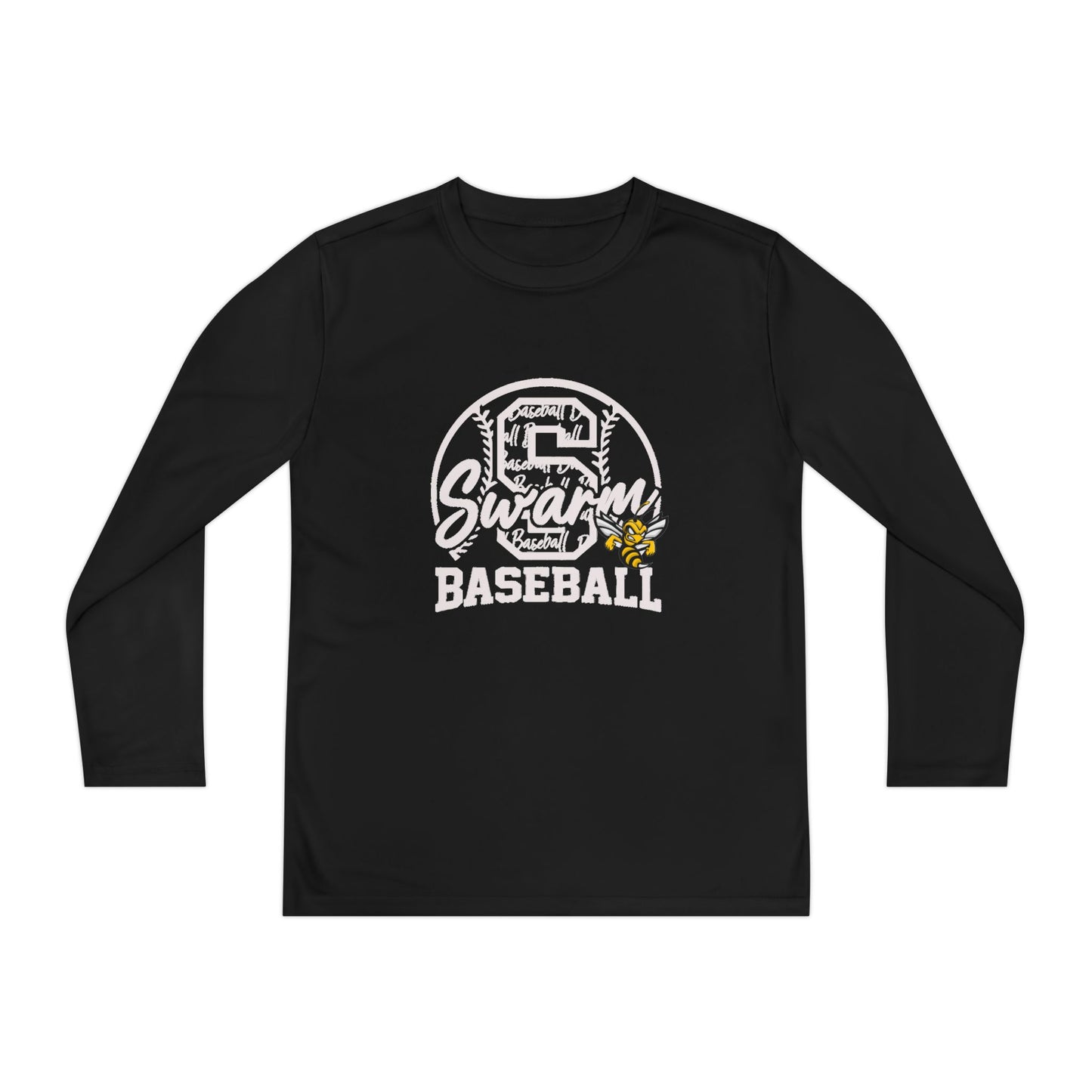 Swarm "S" YOUTH Baseball Long Sleeve Tee | Sportstek