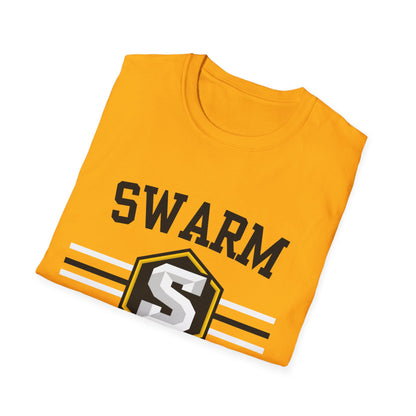 Swarm "stripe" ADULT Baseball T-Shirt | Gildan Softstyle