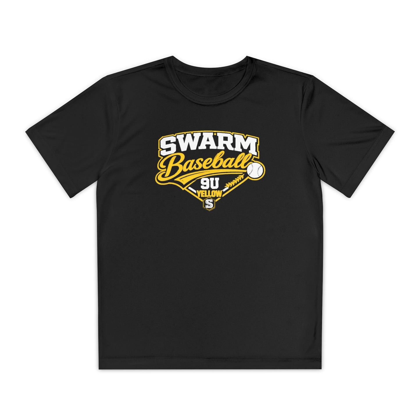Swarm 9U "1" YOUTH Baseball Tee | Sportstek