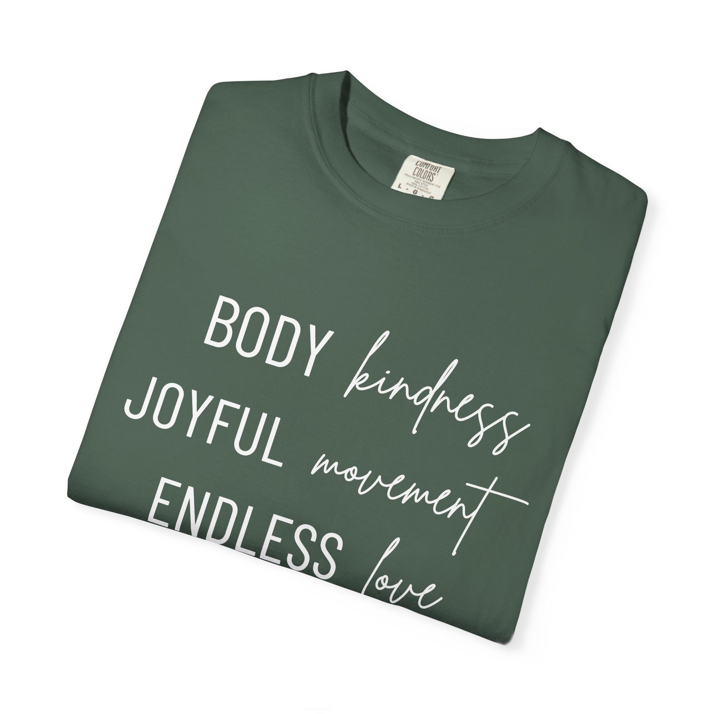 KML Kindness, Movement, Love T-shirt| Comfort Colors