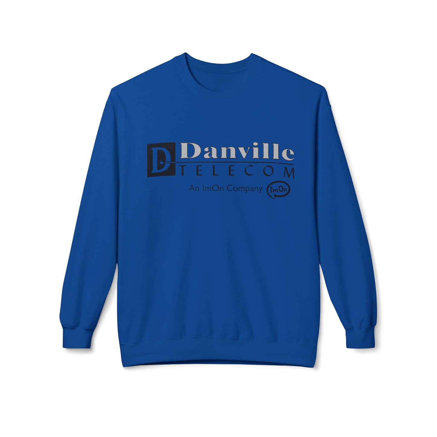 Danville Telecom ImOn Company Crewneck | Black Logo | Gildan Softstyle