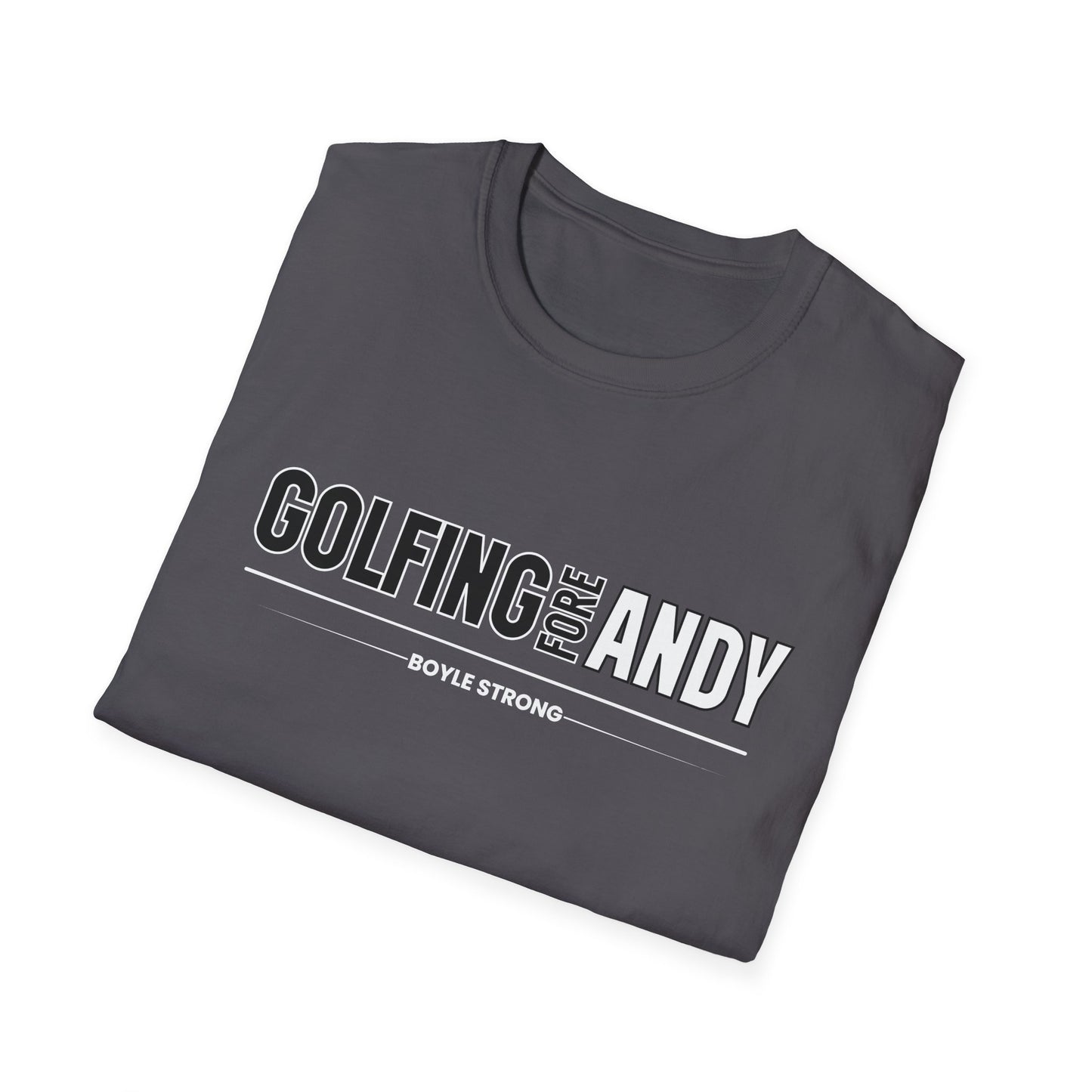 Golfing Fore Andy ADULT Tee | Gildan Softstyle