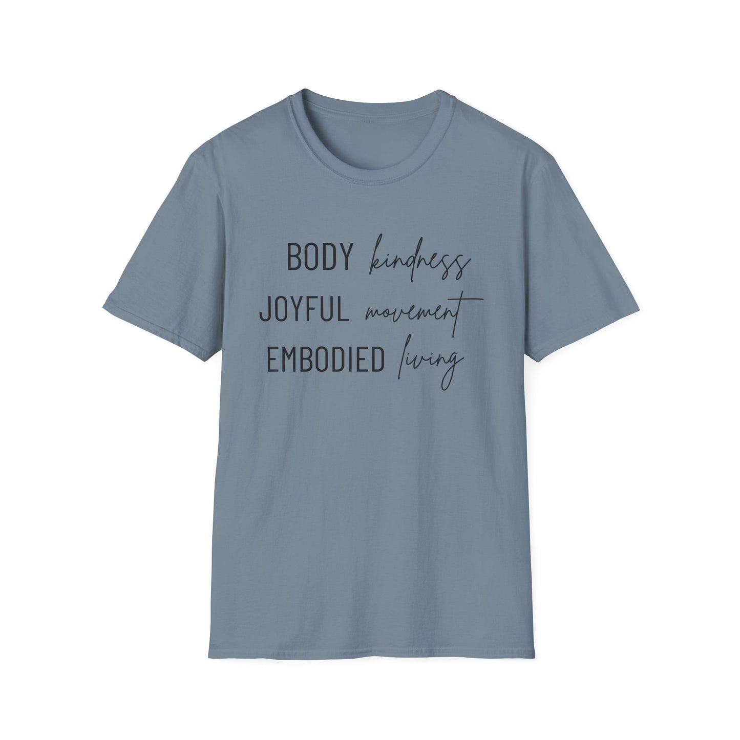 KML Kindness, Movement, Living T-Shirt | Gildan Softstyle