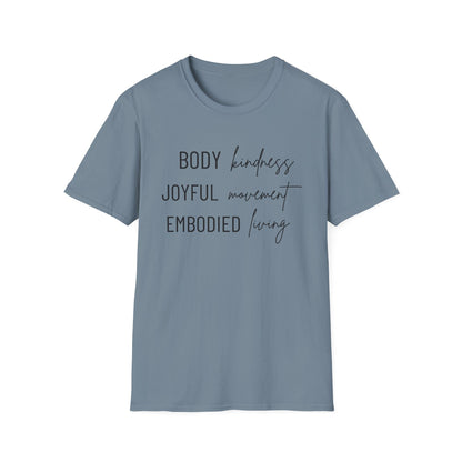 KML Kindness, Movement, Living T-Shirt | Gildan Softstyle