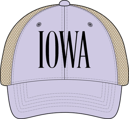 IOWA Women's Washed Mesh-Back Cap