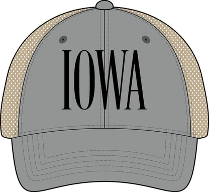 IOWA Women's Washed Mesh-Back Cap