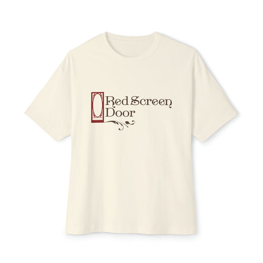 Red Screen Door Oversized Boxy Tee