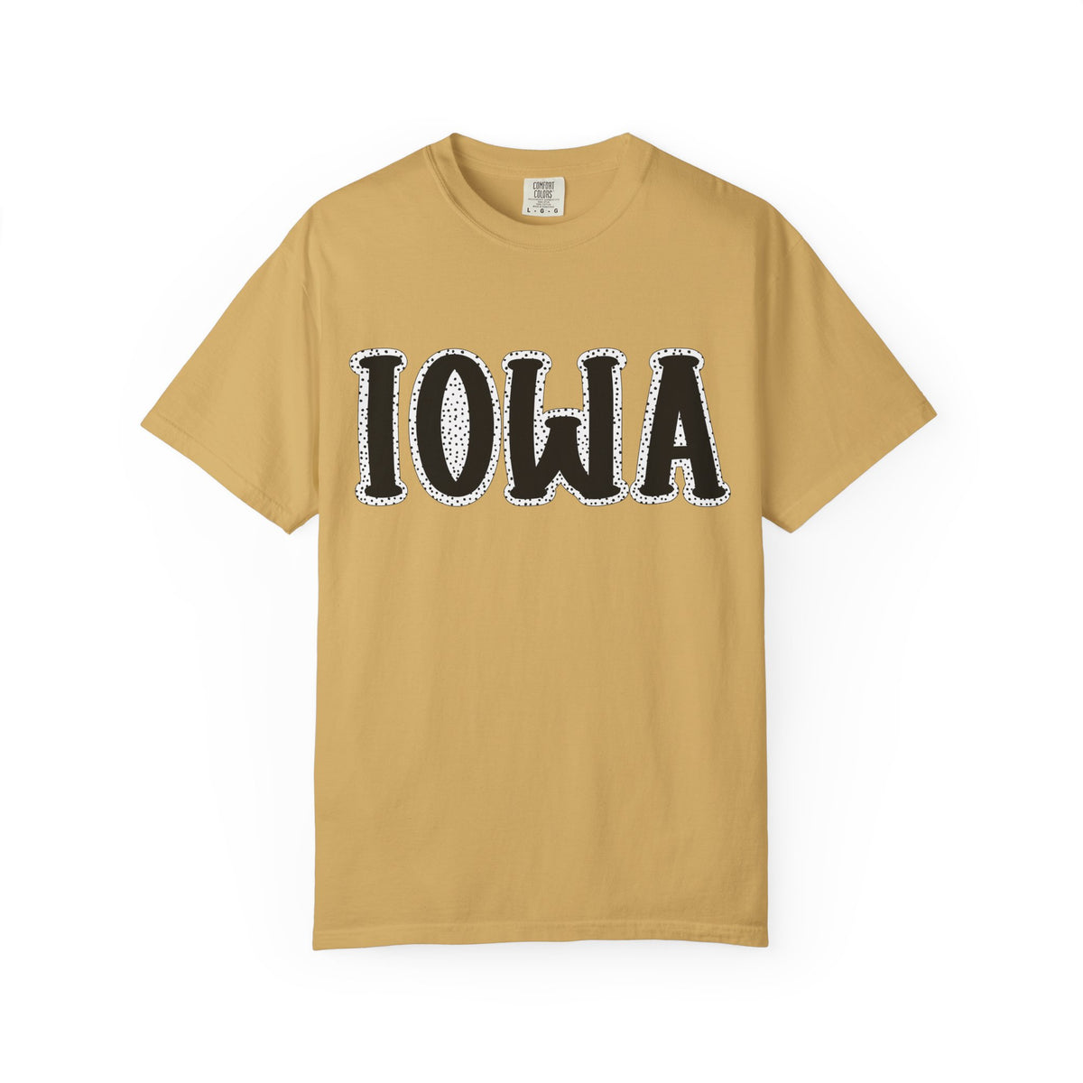 Iowa Retro Yellow Graphic T-Shirt