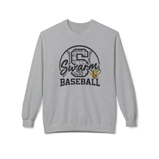 Swarm "S" ADULT Baseball Crewneck | Gildan Softstyle