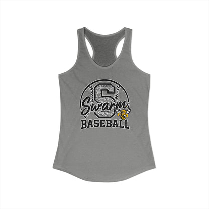 Swarm "S" Baseball Women's Racerback Tank | Next Level