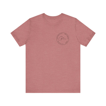 Glow Circle Logo FRONT/BACK | Bella Canvas