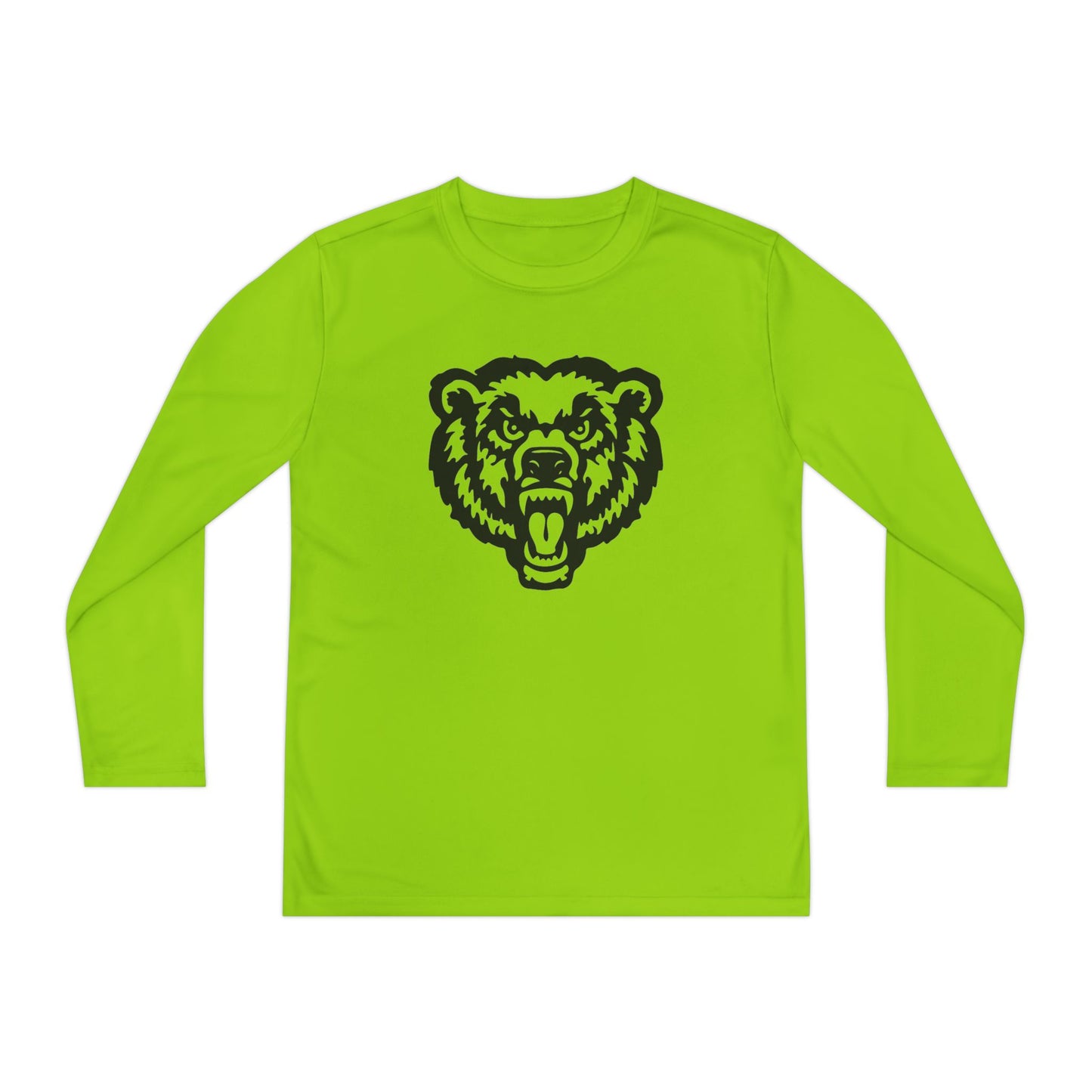 Bear Mascot YOUTH Long Sleeve | Sports Tek