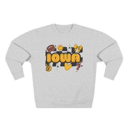 IOWA ✌️💛😊 Crewneck Sweatshirt *Most Popular*