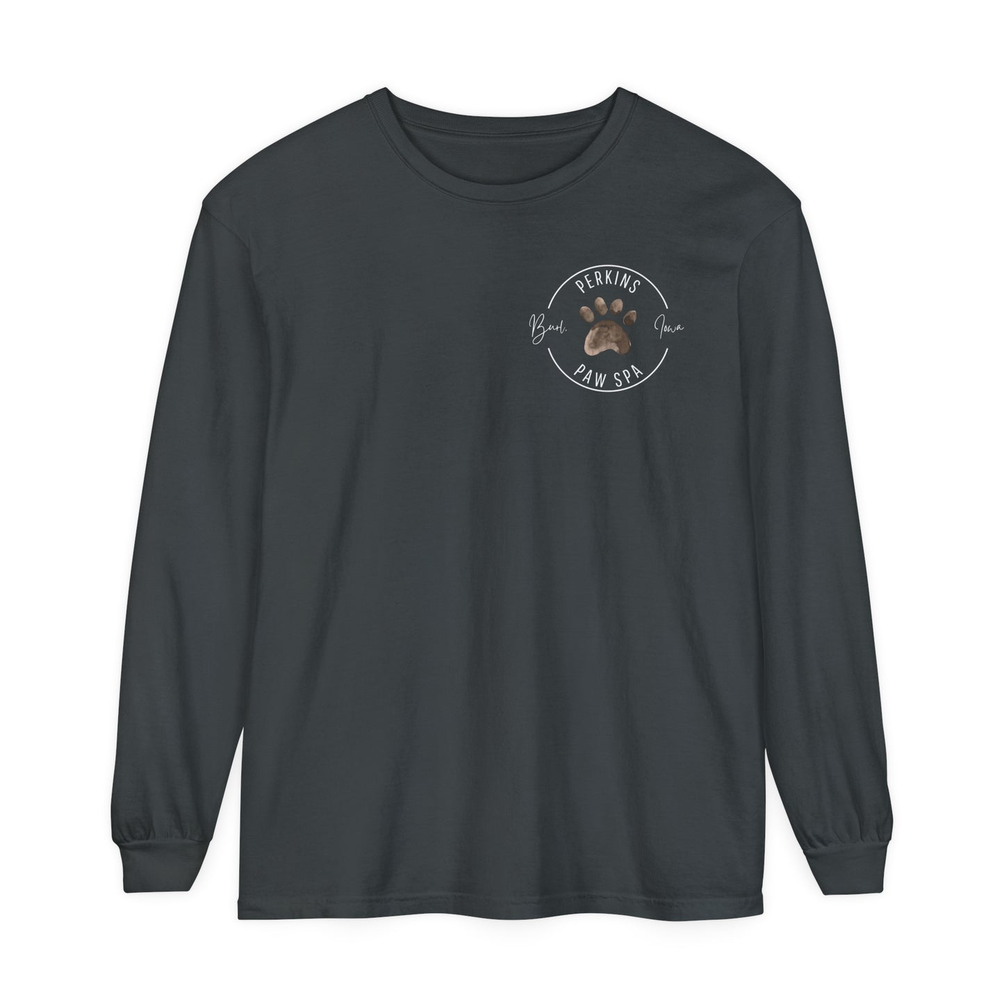 Perkins Paw Spa Long Sleeve Front/Back (2)