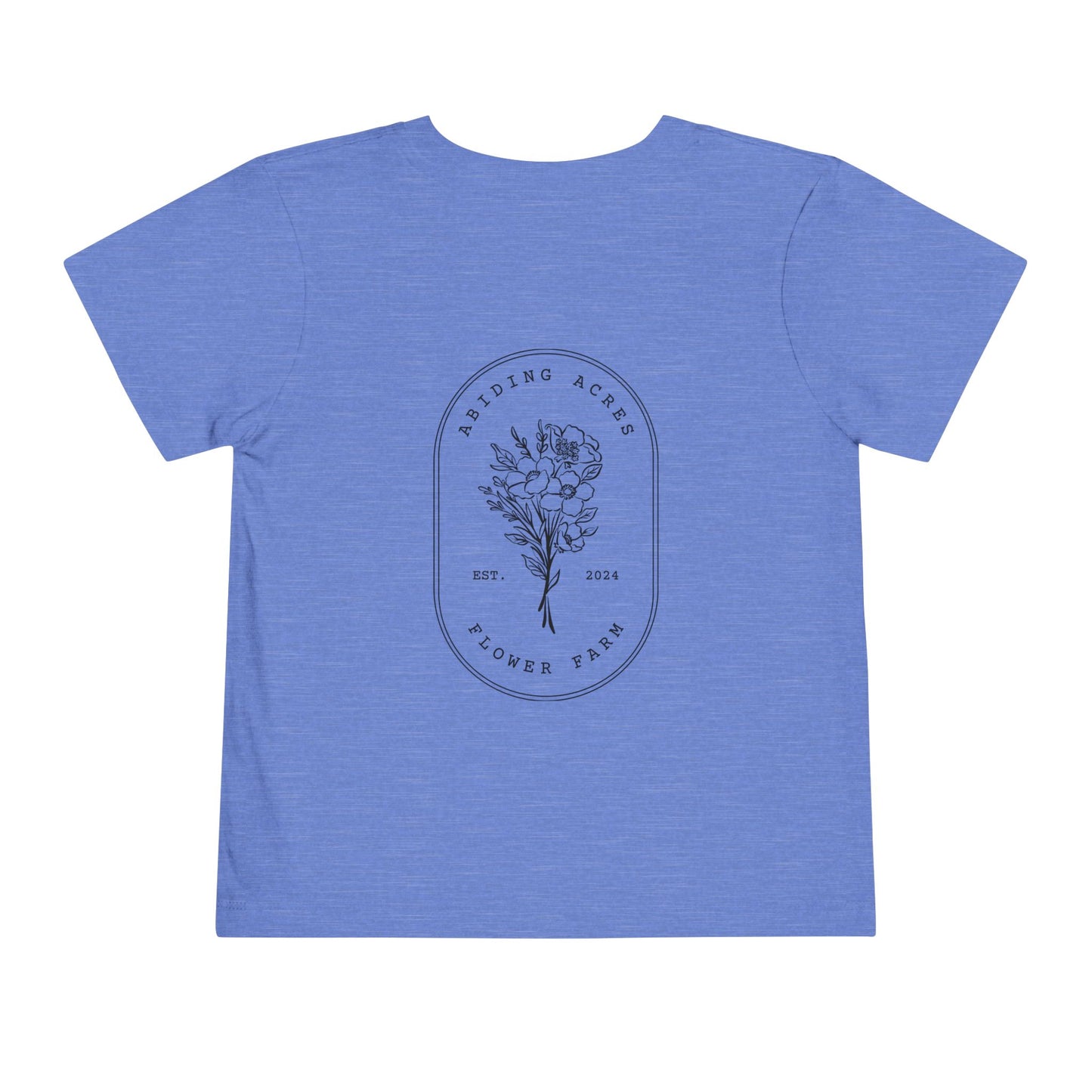 Abiding Acres Flower Farm TODDLER Tee | Bella Canvas
